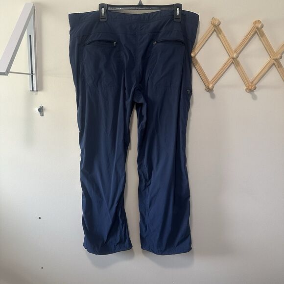 LL Bean Comfort Trail Women’s Blue Pants Size 20 Petite - Picture 3 of 5